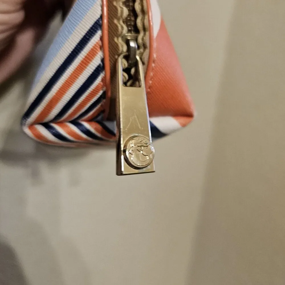 Spartina 449 Striped Pouch Accessory Bag Cosmetics Travel
